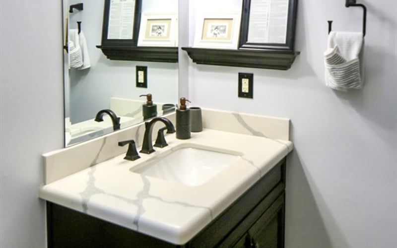 hall bath vanity