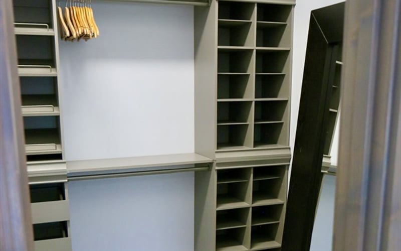 master suite walk-in closet