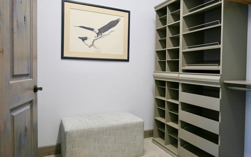 master suite walk-in closet